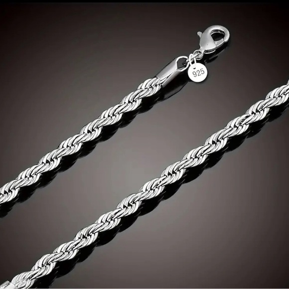 925 Sterling Silver Twisted Bracelet - Picture 3 of 3